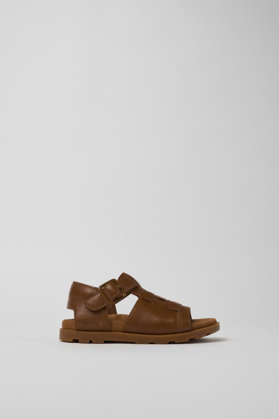 Camper Sandalias | Sandalia De Piel Marron