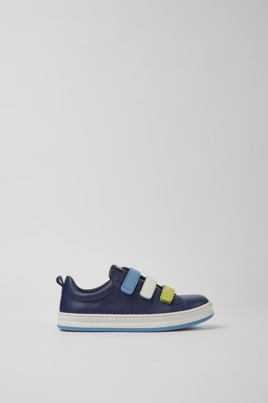 Camper Zapatillas | Sneakers Azules De Piel Para Ninos