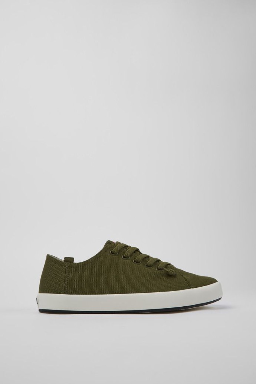 Camper Zapatillas | Sneaker De Tejido Verde Para Hombre
